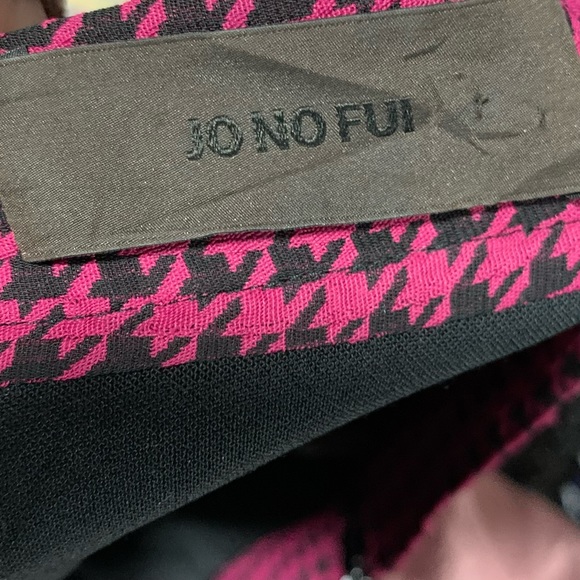 Jo No Fui Colorful Houndstooth Skirt Size 46 - Picture 5 of 6